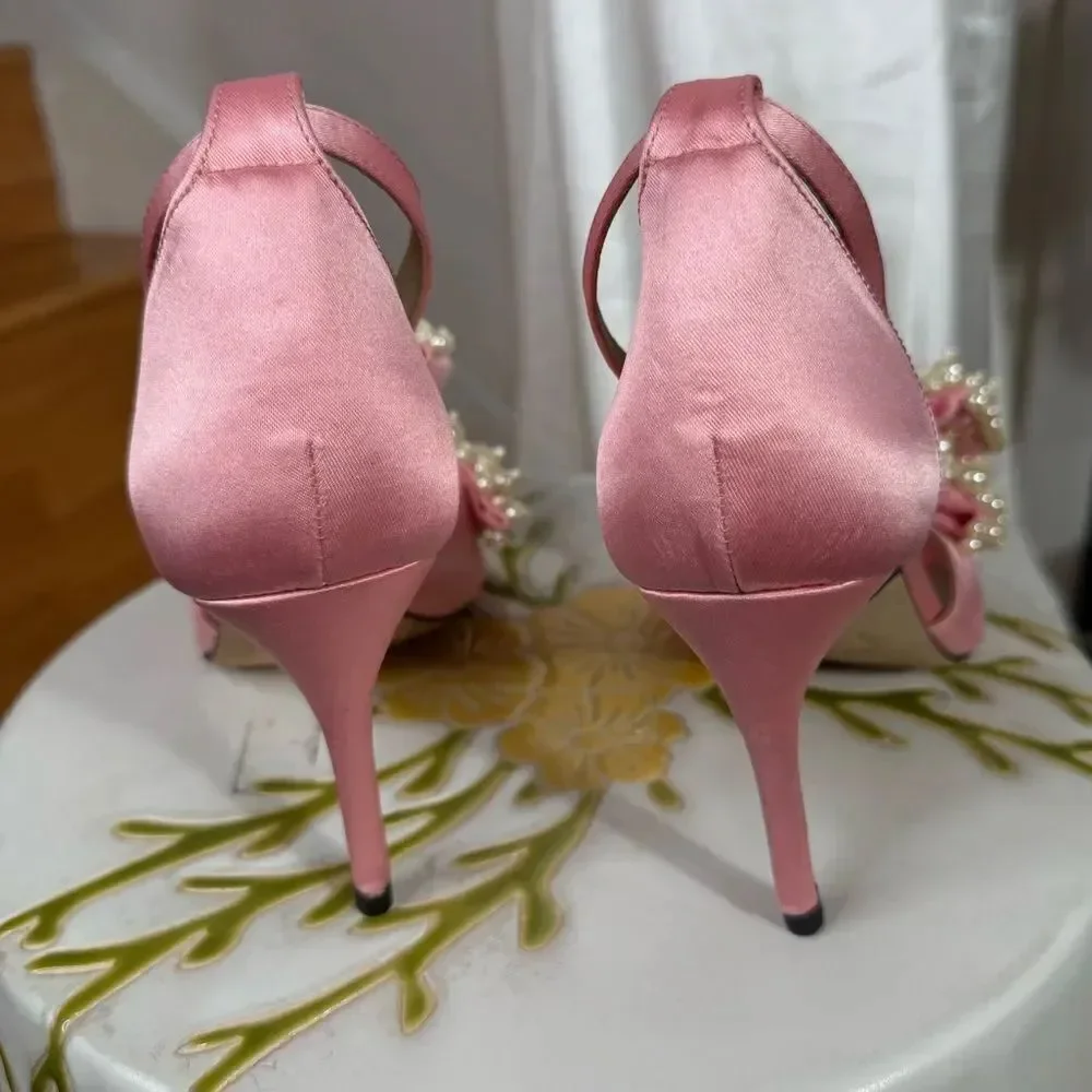 Anthropologie Custommade Marita Pearl Heels/ size 36